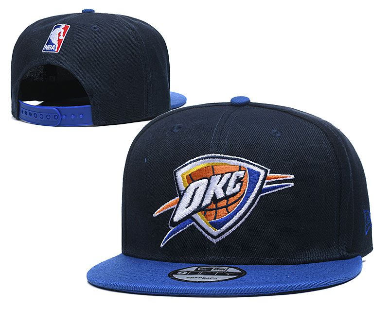 2022 NBA Oklahoma City Thunder Hat TX 0706